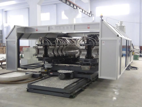 Double-wall corrugated pipe extrusion line DWC-2000for corrugated pipefor PVCfor PP