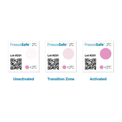 Индикатор температуры с этикеткой FreezeSafe™для пищевой промышленностидля фармацевтического применения