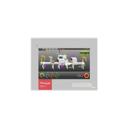 HMI с сенсорным экраном TD710 для монтажа на панели 800 x 480ARM Cortex-A8