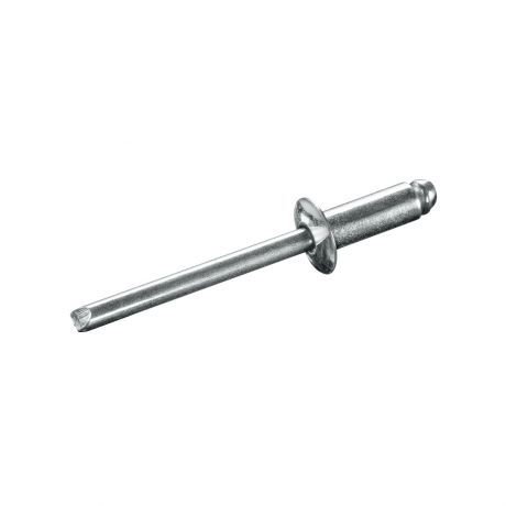 Заклепка потайная STANDARD ST/STкруглая головкастальной серый