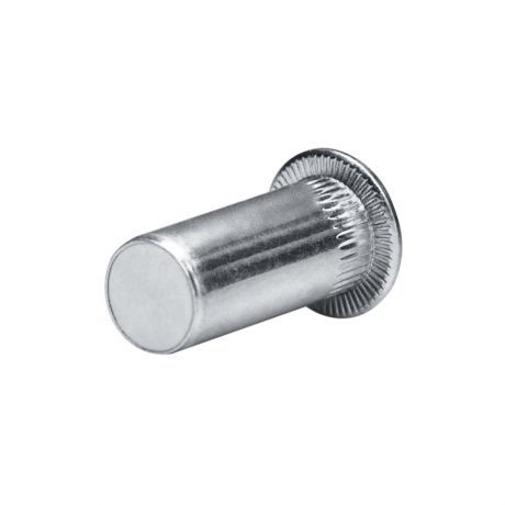 Гайка с накаткой 75510 10010, плоская заклепка, заклёпка Tinox
