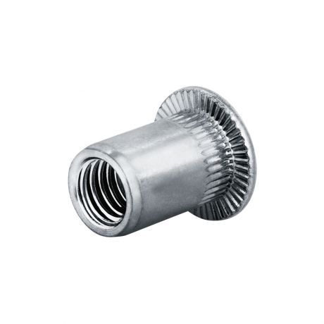 Гайка с накаткой 75510 10000, плоская заклёпка, заклёпка Tinox