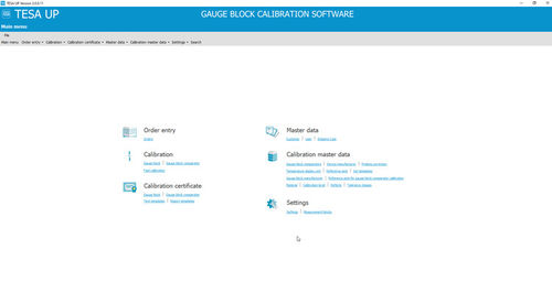 Измерительное программное обеспечение серии TESA UPкалибровкахранениепроцесс
