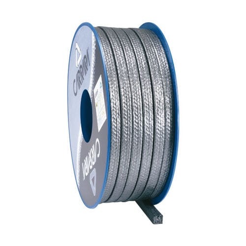Braided graphite packing C8300/Rcarbon yarnfor valves