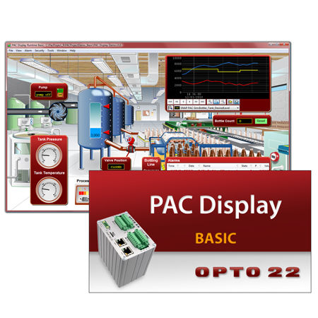 Интерфейсное программное обеспечение PACDISPLAYBASбаза данныхHMIcontrol