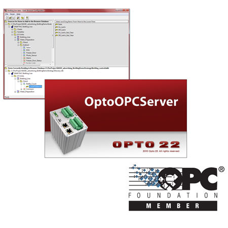 Программное обеспечение OPC OPTOOPCSERVERcontrolPACOPC подключение к серверу