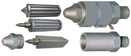 Injection nozzle for injection molding machines