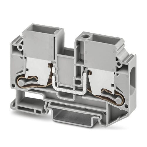 Plug-in terminal block XTV 16push-infeed-throughgray