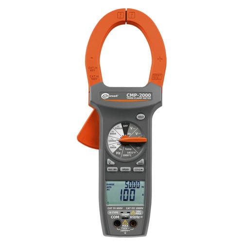 Цифровой мультиметр с клещами CMP-2000portable1000 V2000 A
