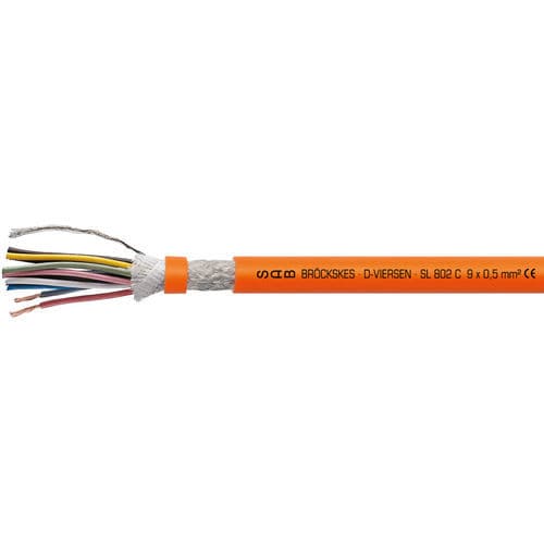 Servo motor electrical cable SL 802 Cpowerinsulatedoil-resistant