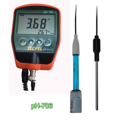 Портативный pH-метр pH-706process с копьеобразным электродом