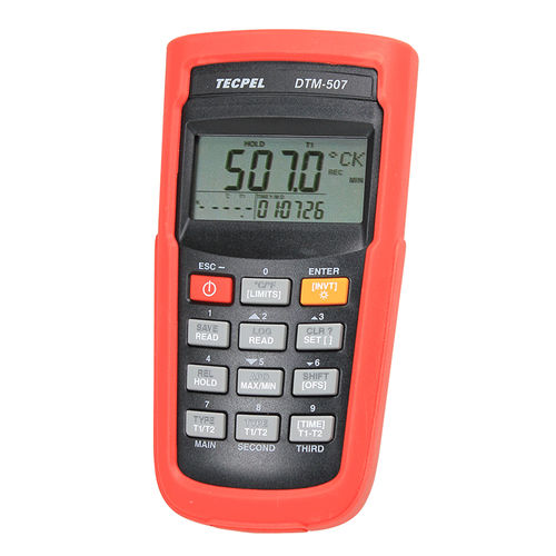 Temperature data logger DTM-507RS-232NTCwith LCD display