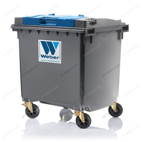 HDPE waste container MGB 1100 L FL LILfor urban wastefor household wastefor paper