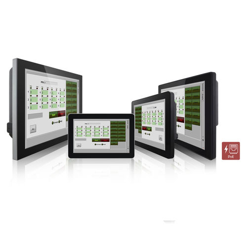 Монитор с сенсорным экраном серии W10L100-PCHx-PoE, R10L100-PCxx-PoE151024 x 7681280 x 800