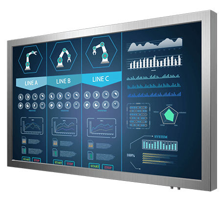 Color display panel W55L100-65T1LCDwith touch screenlarge-format