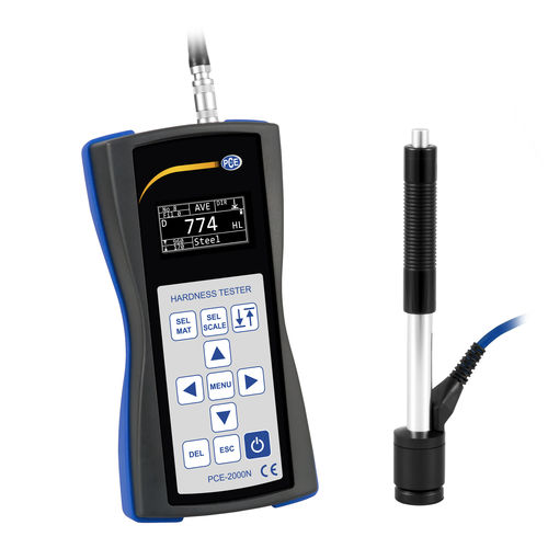 Leeb hardness tester PCE-2000N-ICAportablefor non-ferrous metalsLCD digital display