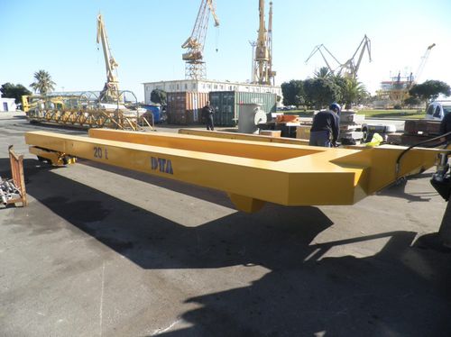 2-axle trailer towedfor industrial materials