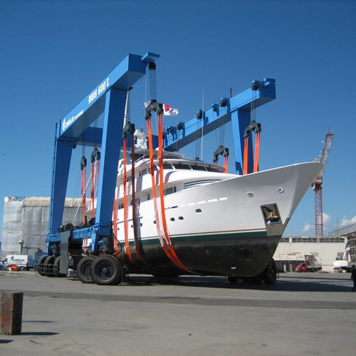 Mobile gantry crane MBH 600for ship loading
