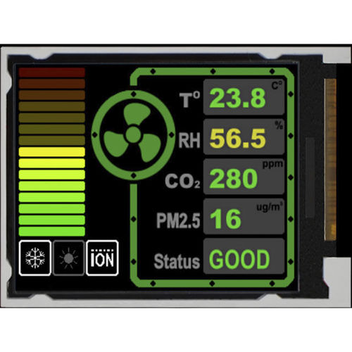 LCD/TFT display module LMT018DNBFWD-1160 x 128LED-backlit