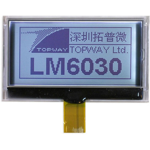 ЖК-дисплей LM6030ACWграфическиймонохромный128 x 64