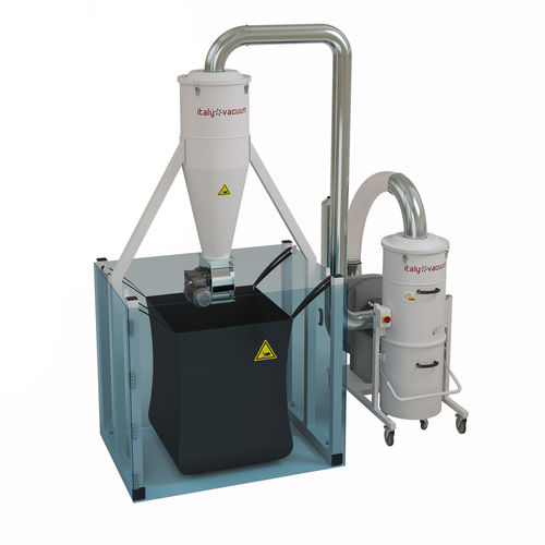 Industrial vacuum cleaner HELIROTO 24Hdrydustchip
