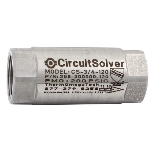 Клапан сброса воды CircuitSolver®для трубопроводаиз нержавеющей сталиавтоматический