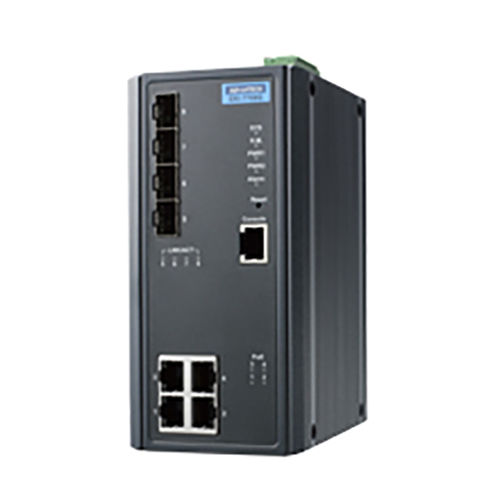 Управляемый Ethernet-коммутатор EKI-7708E-4FP8 Порты на DIN-рейке