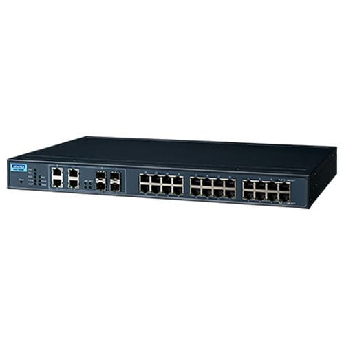 Управляемый Ethernet-коммутатор EKI-7428G-4CPI28, уровень портов 2 гигабита