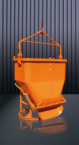 Octagonal concrete skip 1028 seriesbottom-opening