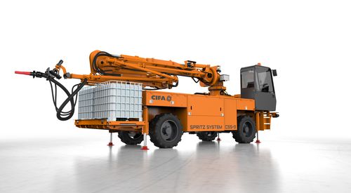 Concrete spraying machine CSS-3_EVOarticulated arm