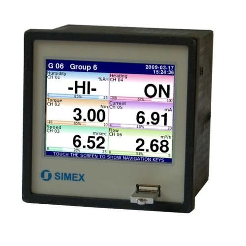 Temperature data-logger PMS-110R, PMS-111RUSBwith screenmulti-channel