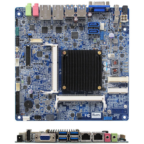 Материнская плата Mini-ITX MX1900JЧетырехъядерный Intel® Celeron J1900Intel®