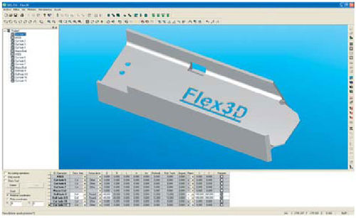 Программное обеспечение CAD/CAM Lantek Flex3d SteelWorkдля профильной обработкидля листового металла3D