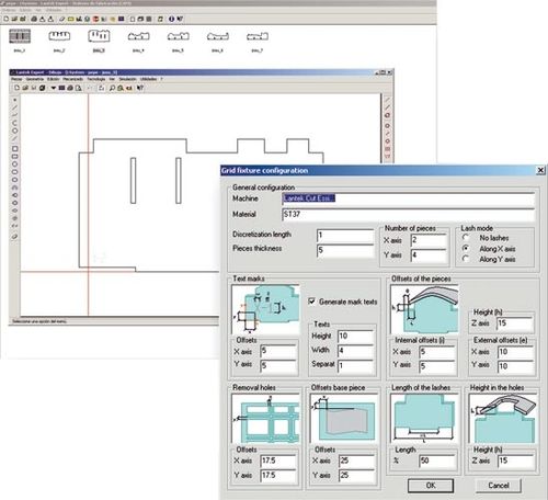 Программное обеспечение CAD/CAM Lantek Flex3d 5X для 5-осевой обработки.