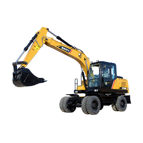 Mini excavator SY155Wwheeleddieselconstruction