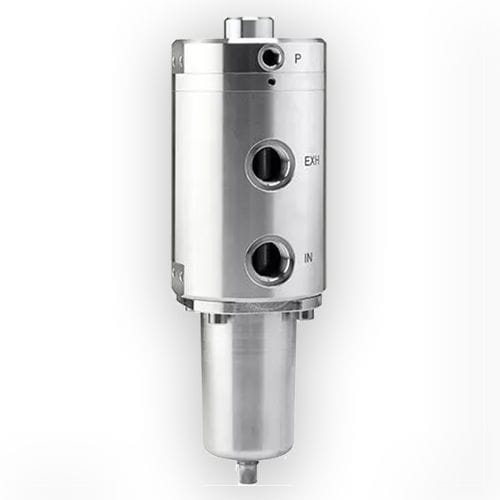 Pneumatic volume booster Flowplus series