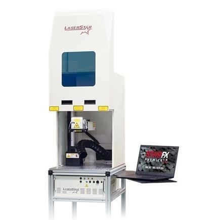 Pulsed fiber laser marking and engraving system 3801 Seriesmetalindustrialfor jewelry