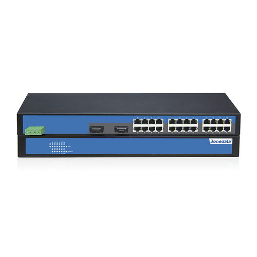 Unmanaged network switch ES1026-2F26 portslayer 2fiber optic