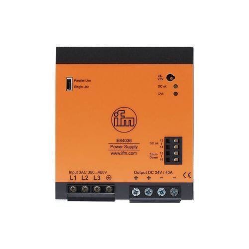 AC/DC power supply E84036regulatedswitchingDIN rail