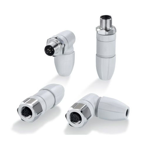 Connector for hygienic applications EVF56, EVF570 seriesdatastraightright-angle