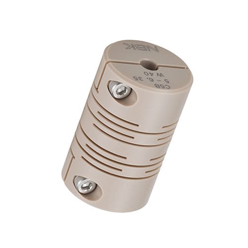 Flexible coupling MSXP-C-W-SPspiralfor shaftsfor stepper motors