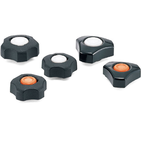 Threaded knob SS, SKstartriPA6 plastic