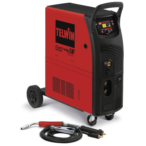 Аппарат для сварки MIG-MAG ELECTROMIG 330 WAVEтрехфазный мобильныйс 4-роликовым механизмом подачи проволоки