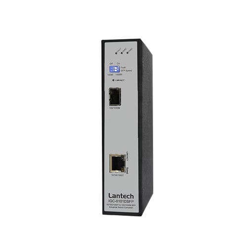 Smart converter switch IGC-0101DSFP series2 portEthernetDIN rail