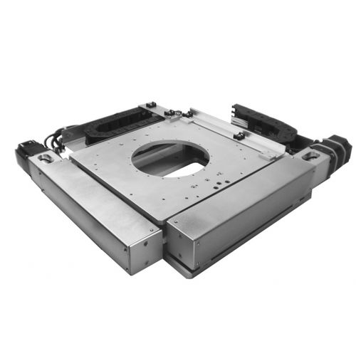 Позиционирующий столик XY XY-OF-UL-350X350поворотный моторизованный3-осевой