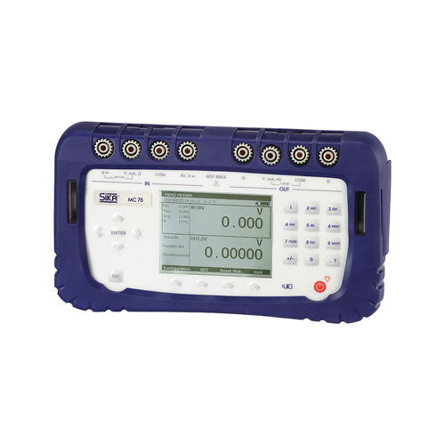 Temperature calibrator MC 75.2 pressuremultifunctionsignal