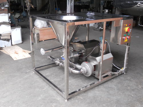 Rotor-stator mixer TRL-Bin-linesolid/liquidvacuum