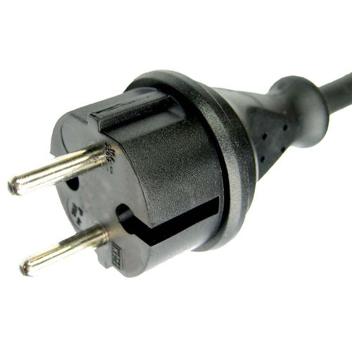 Splash-resistant electrical plug K08IP442-poleCEE