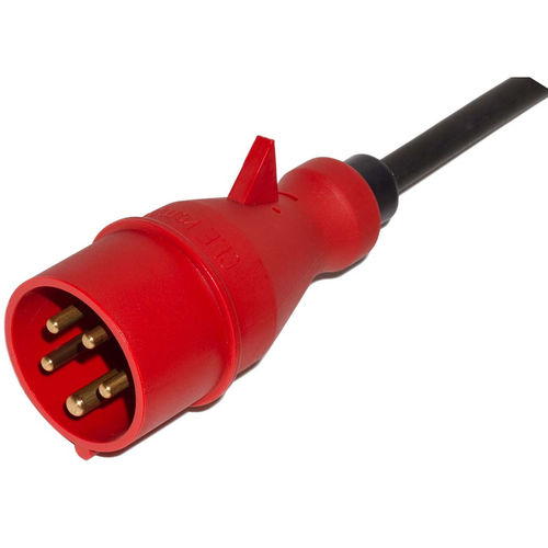 IP44 electrical plug M016. Series5-poleCEEthree-phase