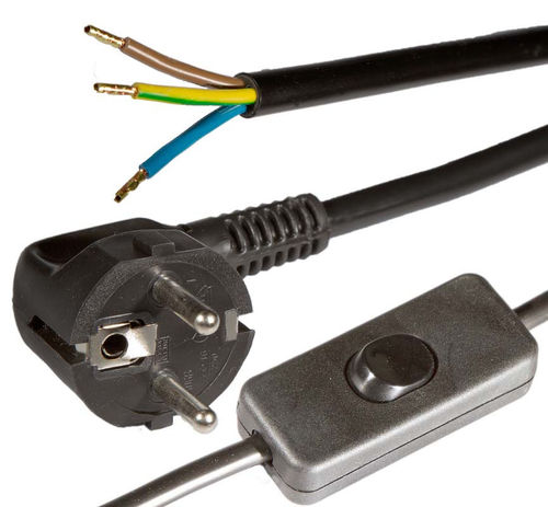 Power cord with plug 1611 020, 1612 020